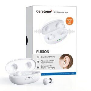 Ceretone Fusion Rechargeable OTC Hearing Aid NEW in Package